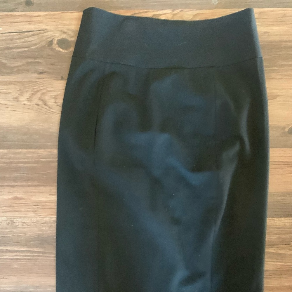 Black Express pencil skirt.